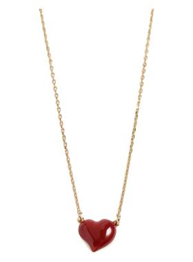 代购kate spade NEW YORK女士项链优雅简约精致百搭红色心形