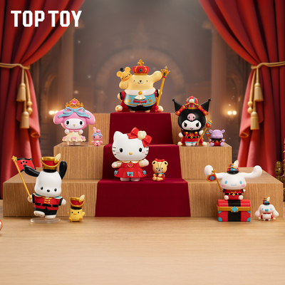 正版TOPTOY三丽鸥家族胡桃夹子盲盒酷洛米hellokitty公仔手办礼物