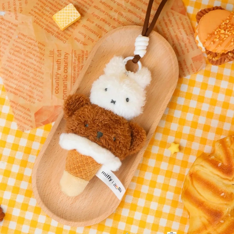 Miffy米菲食物工坊系列毛绒挂件