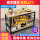 厨房长条桌多功能置物架落地双层桌子长方形切菜工作台小长桌收纳
