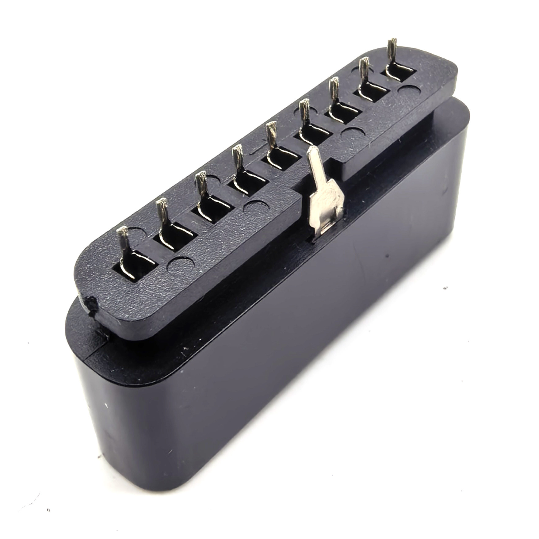 PS2遥控手柄接收器180度正反向游戏机连接器母头9P插座手柄接口