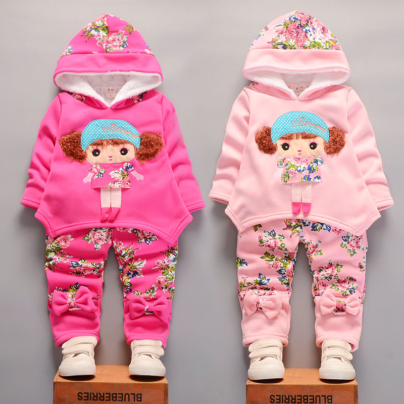 婴儿小孩子三件套女童装