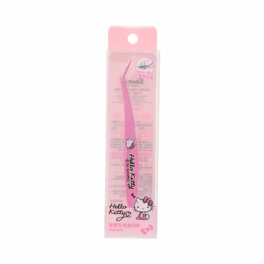 MINISO名创优品甜酷系列假睫毛专用金羽夹-Hello Kitty款18mm夹头