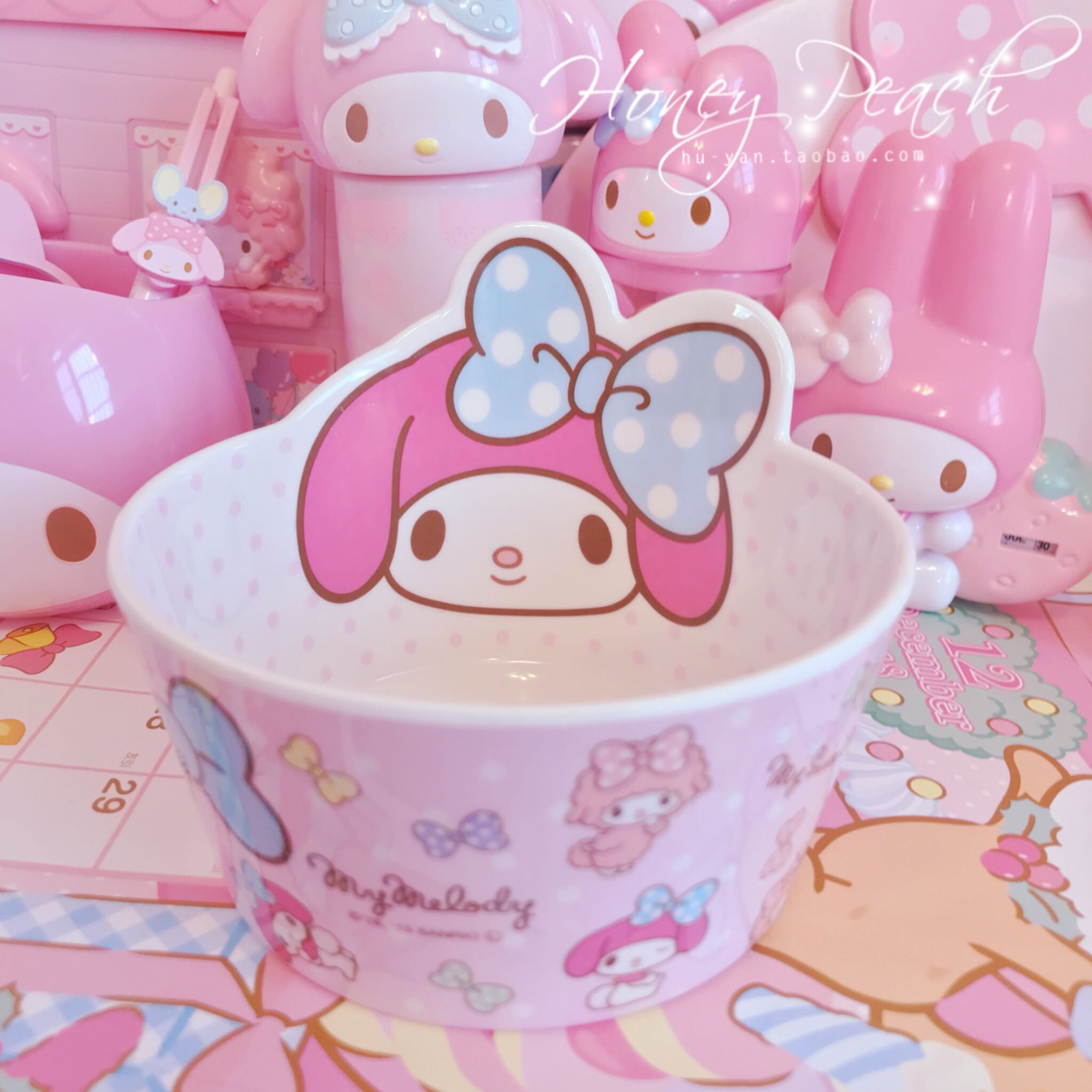 melody美乐蒂防摔饭碗甜品密胺碗
