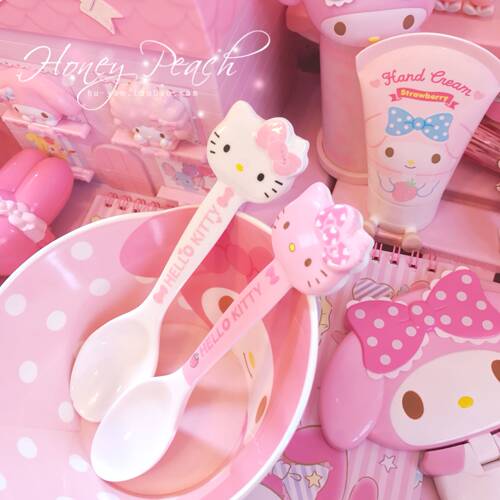 hellokitty密胺喂饭勺小调羹