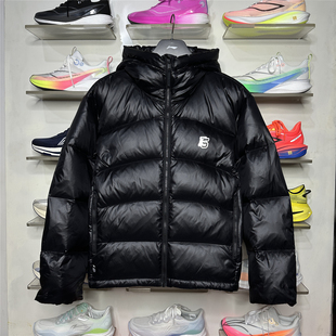 2025冬季款李宁羽绒服男反伍系列连帽宽松保暖防泼水外套AYMV501