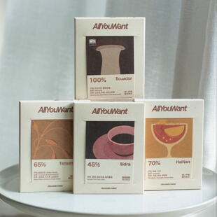 ALL YOU WANT 中国精品巧克力 单一产区排块海南燕麦