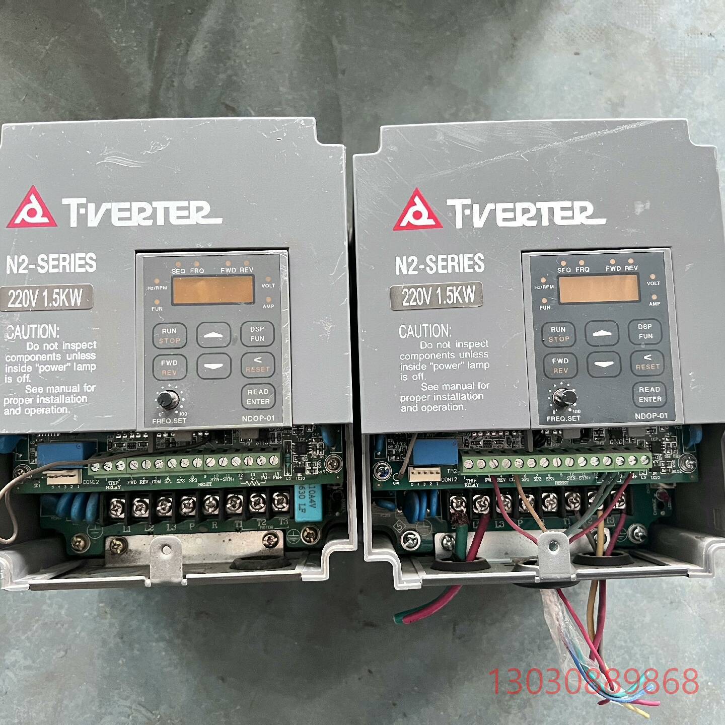 可维修N2-202-M 台安变频器，1.5KW 220V