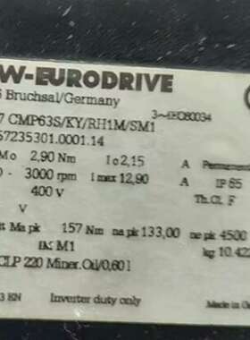 可维修SEW伺服电机FAF27 CMP63S/KY/RH1M/SM