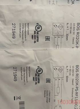 BALLUFF巴鲁夫 BOS020N BOS R020K-P议价