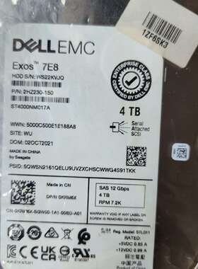 可维修Dell/戴尔 4TB 05JH5X ST4000NM029