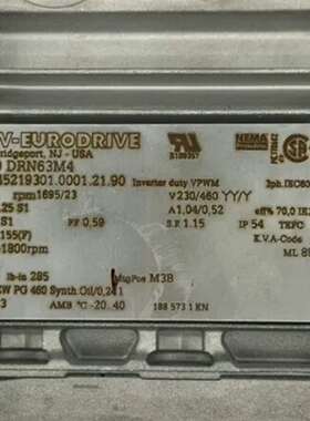 可维修sew电机减速机WA20 DRN63M4全新未用库存原