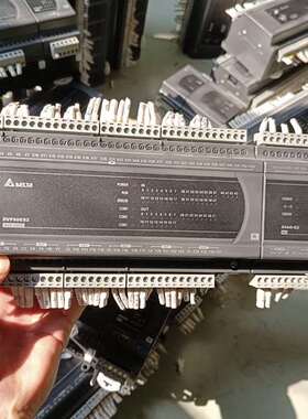 可维修台达PLC，型号DVP60ES200R，配有DVP08XN2