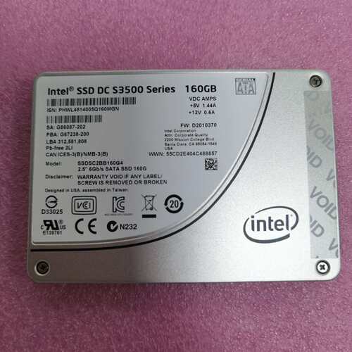 可维修intel s3500 160Gb 固态硬盘 SSD议价