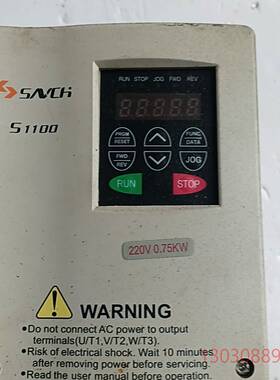 可维修三基变频器 S1100-2T0.75G ，220v0.75k