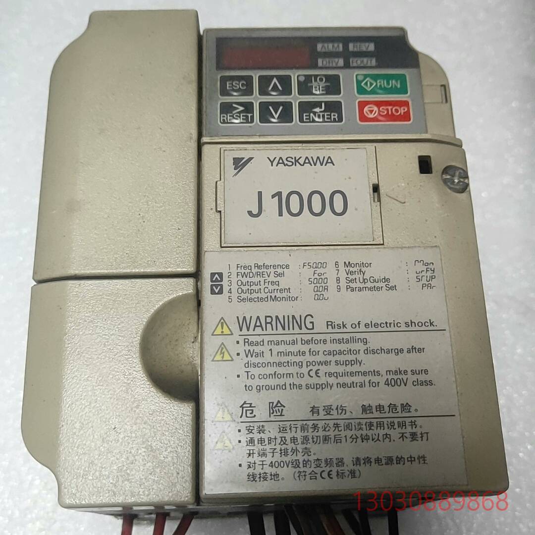 可维修安川变频器JB4A0007BAA 3.0KW/2.2KW