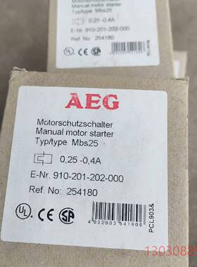 全新原装德国AEG电机开关 Mbs25  0.25-0.议价