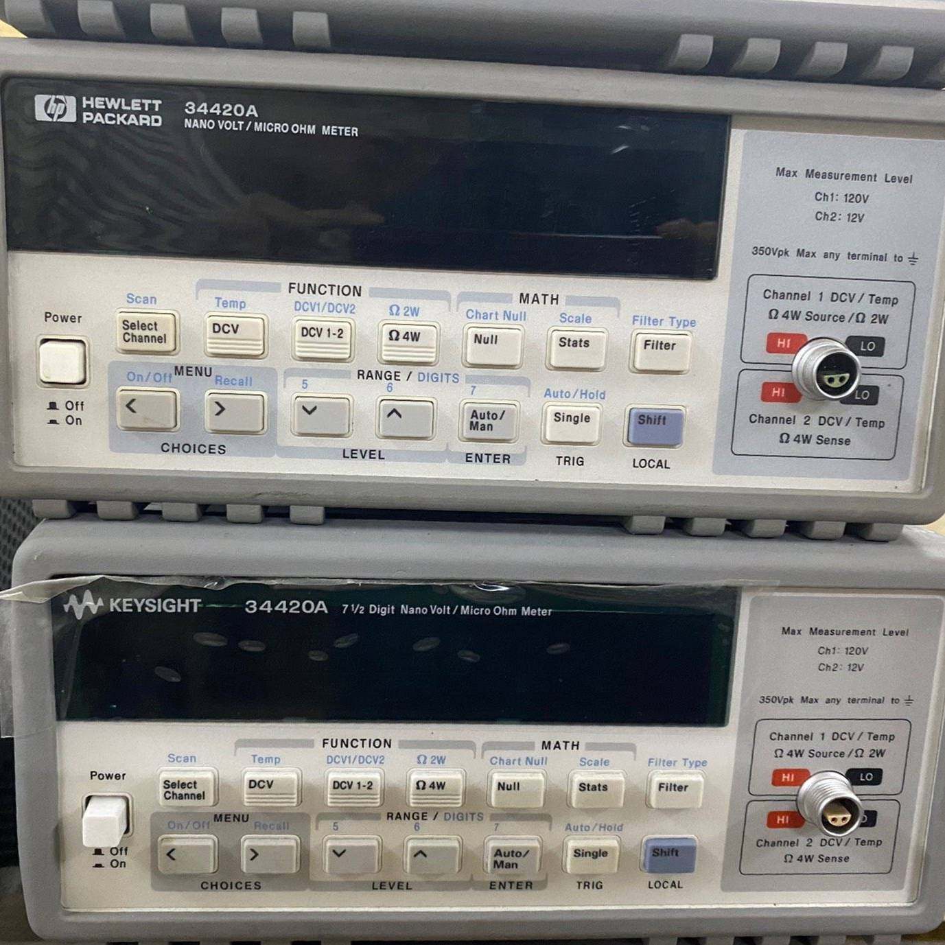 可维修是德/安捷伦 34420A 万用表纳伏表微欧表