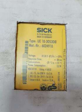 可维修SICK西克安全继电器UE 10-3OS3D0订货号 602