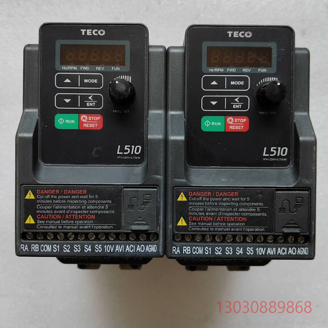 可维修L510-201-H1-N  东元变频器 0.75KW 22