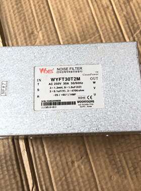 可维修韩国云永滤波器 型号WYFT30T2M 30A