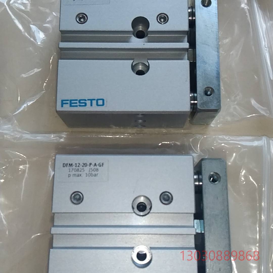 可维修FESTO气缸，型号:DFM-12-20-P-A-GF，实物