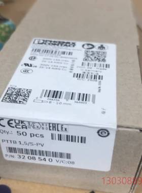 可维修菲尼克斯接线端子3208540PTTB 1,5/S-PV，全