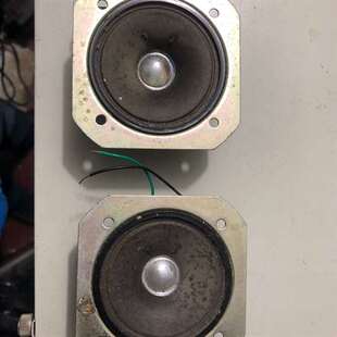可维修拆机老孔雀2-3寸纸盆高音喇叭一对47元