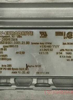 可维修sew电机减速机WA20 DRN63M4全新未用库存原