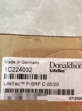 可维修唐纳森滤芯，P-SRF C 05/20 1C224032 保
