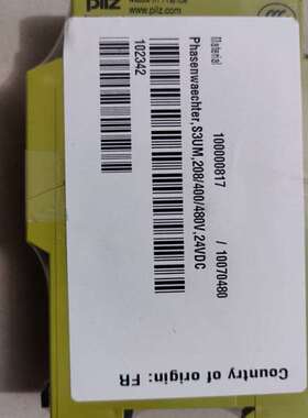 可维修皮尔兹 全新原装 837305 议价