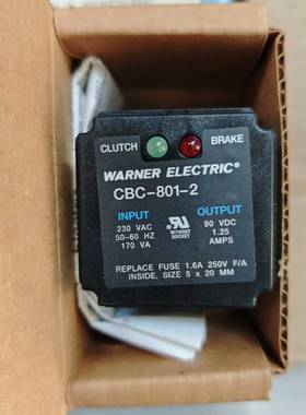可维修WARNER  ELECTRIC电源模块CBC-801-2全