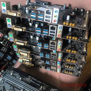 可维修拆机9张技嘉H410M D2VX SI V3台式机主板，