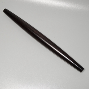 檀木擀面杖实木饺子皮专用27cm两头尖擀面杖紫光檀压面辊黑檀