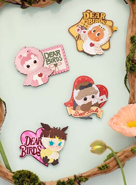 POPMART泡泡玛特Dear Birds系列冰箱贴盲盒潮玩周边家居礼品