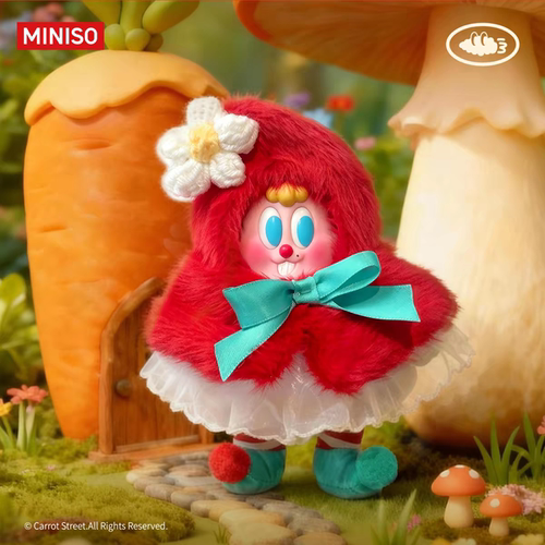 MINISO名创优品萝卜街童话梦境搪胶毛绒系列盲盒单盒端盒现货包邮