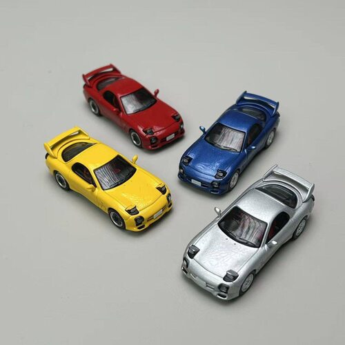 SONIC GEAR 1:64仿真RX-7经典仿真口袋合金跑车模型收藏玩具摆件