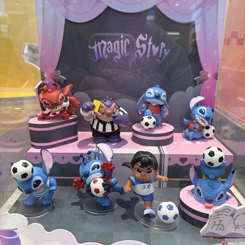 MINISO名创优品迪士尼史迪奇Goal!场上见系列手办盲盒摆件礼物