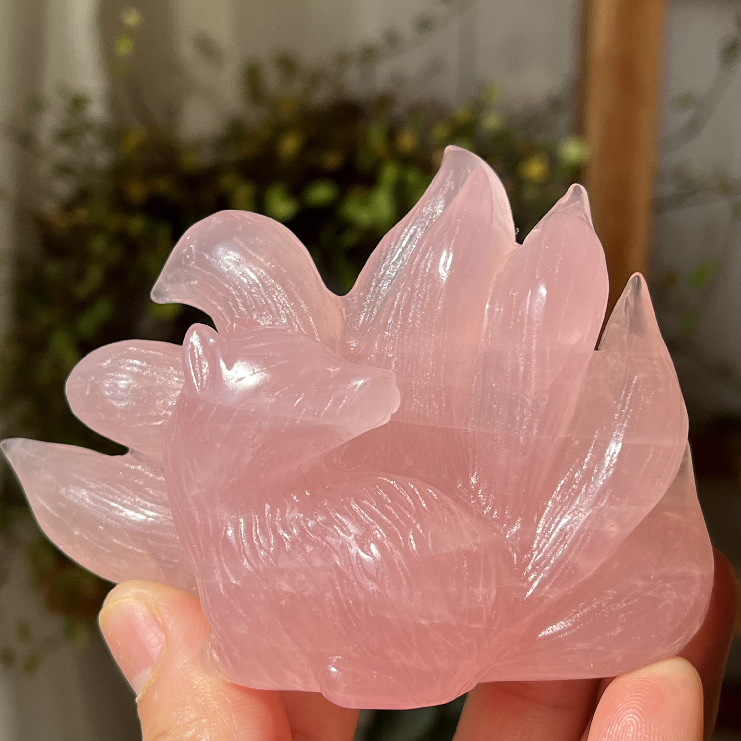 莫桑比克粉水晶立体可爱