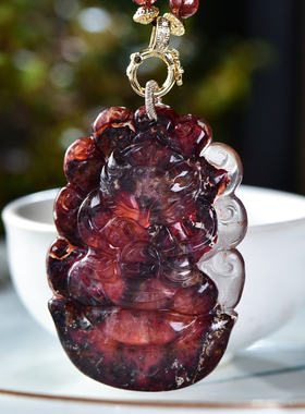 男女项链红胶花精致立体