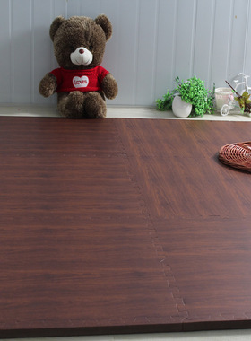 8DWL大号加厚2.0木纹6060家用泡沫地垫卧室客厅隔音环保无味拼图