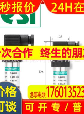 ESI GS4200 0-250bar 4-20mA变送器 I-F-M RMA300传感器