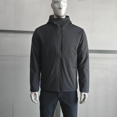 牧高笛男款轻薄连帽棉服外套