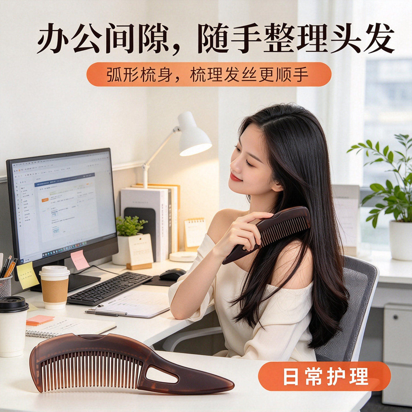 免洗头能量梳发根梳理梳
