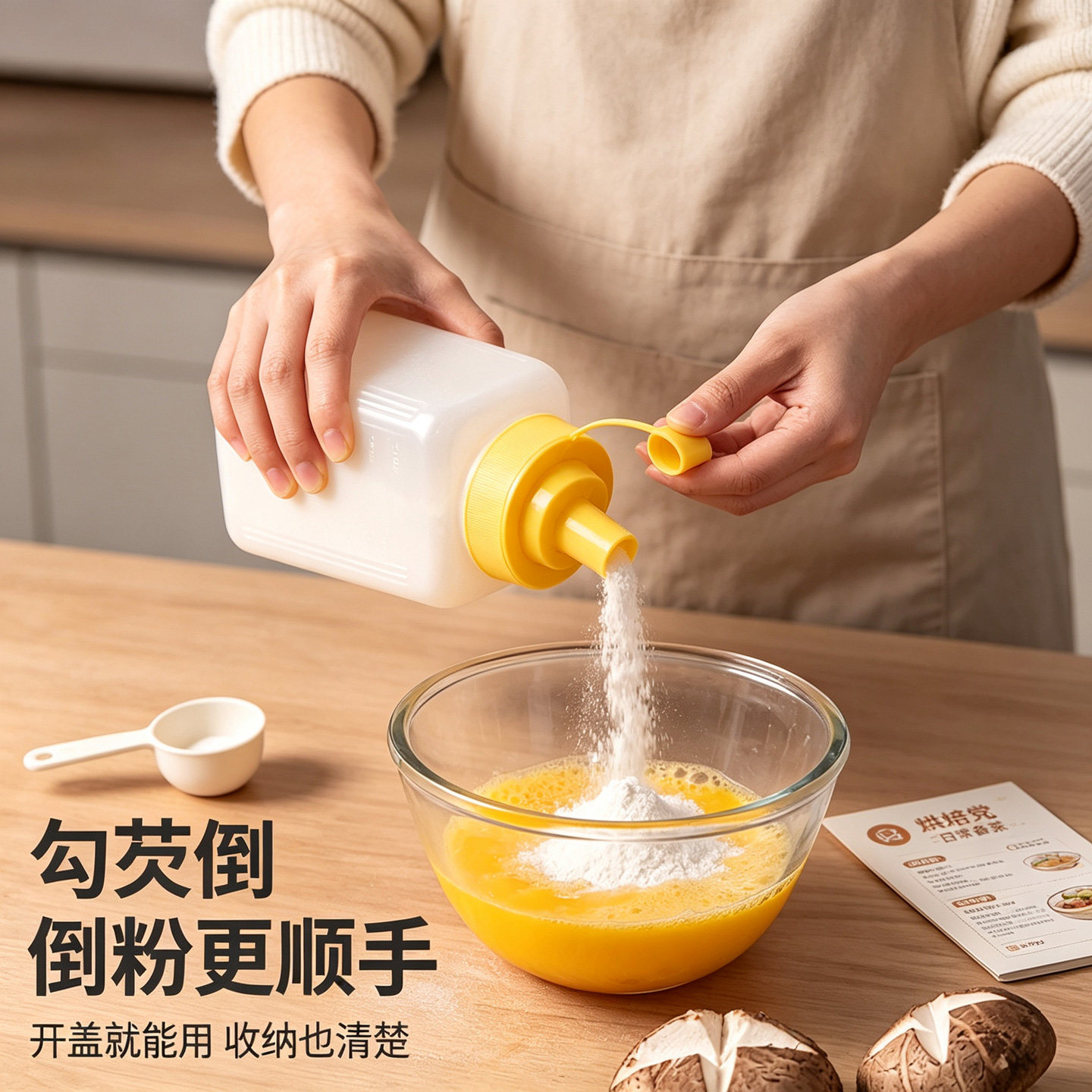 大口径挤酱瓶淀粉白糖食品罐