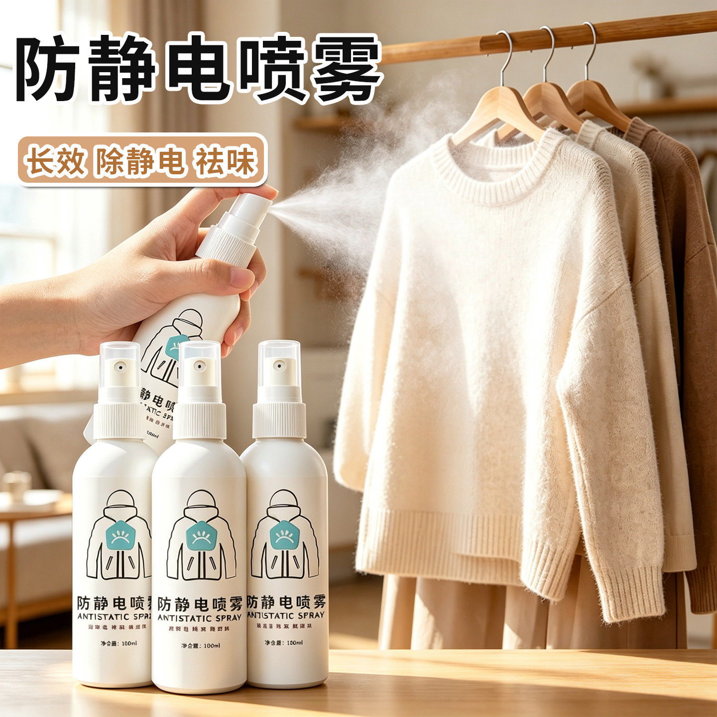 防静电喷雾衣服除静电