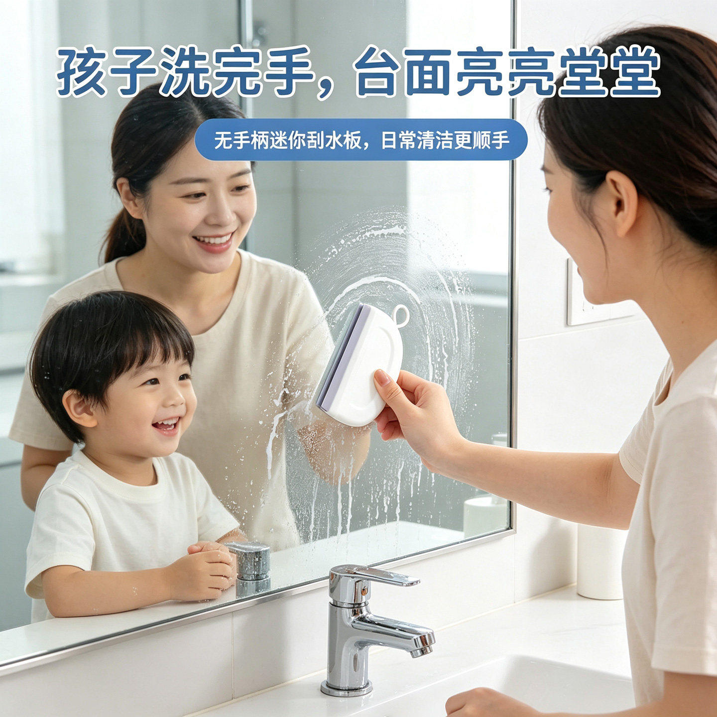 迷你台面刮水板除雾清洁