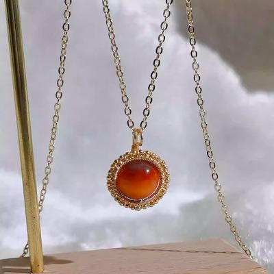 Aeternus太阳虎眼石项链