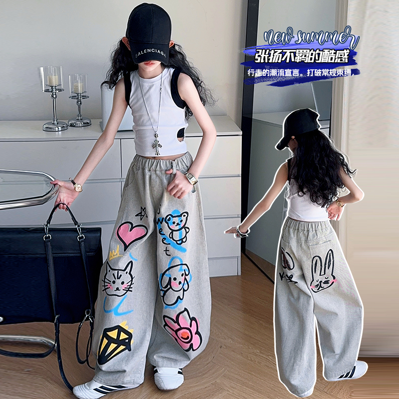 女童爵士舞夏装2025新款