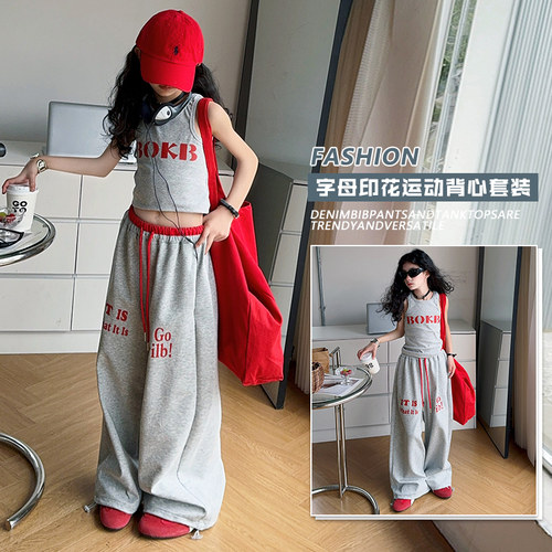 偶搭熊女童美式爵士服少儿走秀服